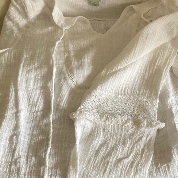 Boho Style, White Top - Picture 6 of 8